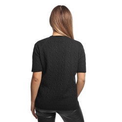 maglione peuterey DONNA NERO - DAUMAS - PED5466 vista posteriore