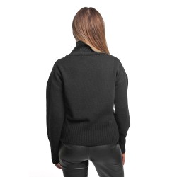 maglione peuterey DONNA NERO - LATOUR - PED5464 vista posteriore