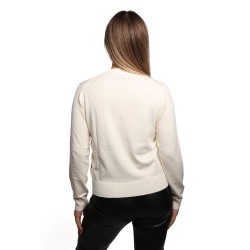 maglioncino refrigue DONNA AVORIO BUTTER - 2821W00114 vista posteriore