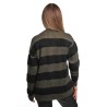 cardigan sun68 DONNA 1174 NERO E MILITARE SCURO - K45265 vista posteriore