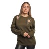 maglione jijil DONNA 0007 VERDE MILITARE - JPI25MK029 vista frontale