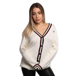 cardigan lungo guess DONNA CREMA G054 - V5BR00Z1152 vista frontale