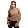 maglioncino refrigue DONNA MARRONE CHIARO HAVANA - 2821W00114 vista frontale