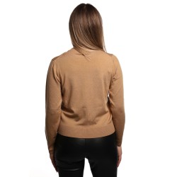 maglioncino refrigue DONNA MARRONE CHIARO HAVANA - 2821W00114 vista posteriore