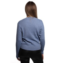 maglioncino refrigue DONNA AZZURRO IRIS - 2821W00109 vista posteriore