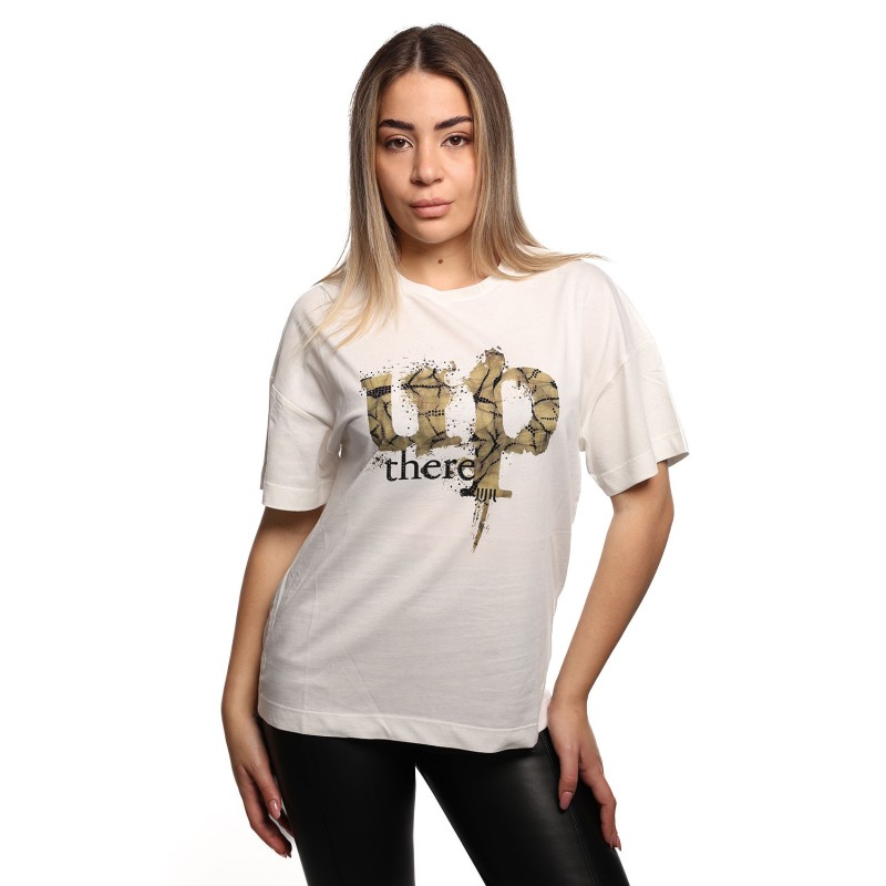 t-shirt jijil DONNA 0008 PANNA - JPI25TS068 vista frontale