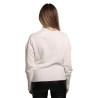 maglione peuterey DONNA BIANCO - LATOUR - PED5464 vista posteriore