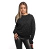 maglione jijil DONNA 002 NERO - JPI25MK005 vista frontale