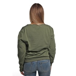 felpa moschino DONNA VERDE 0429 - V6A1794 - 4424 vista posteriore