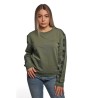 felpa moschino DONNA VERDE 0429 - V6A1794 - 4424 vista frontale