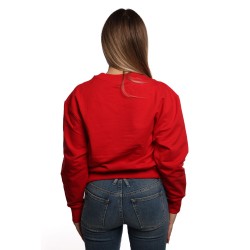 felpa moschino DONNA ROSSA 0110 - V6A1707 - 4413 vista posteriore