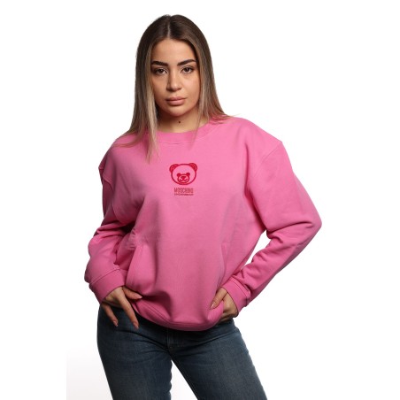 felpa moschino DONNA ROSA 0208 - V6A1710 - 4418 vista frontale