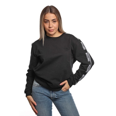 felpa moschino DONNA NERA 0555 - V61794 - 4424 vista frontale