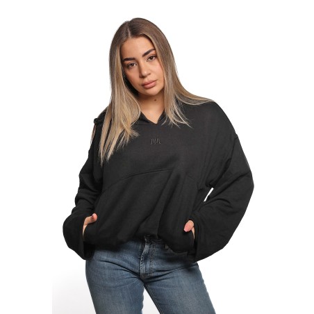 felpa jijil DONNA 0002 NERA - JPI25FP076 vista frontale
