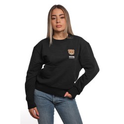 felpa moschino DONNA NERA 0555 - V6A1707 - 4413 vista frontale