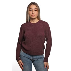 maglione refrigue DONNA BORGOGNA BURGUNDY - 2821W00130 vista frontale