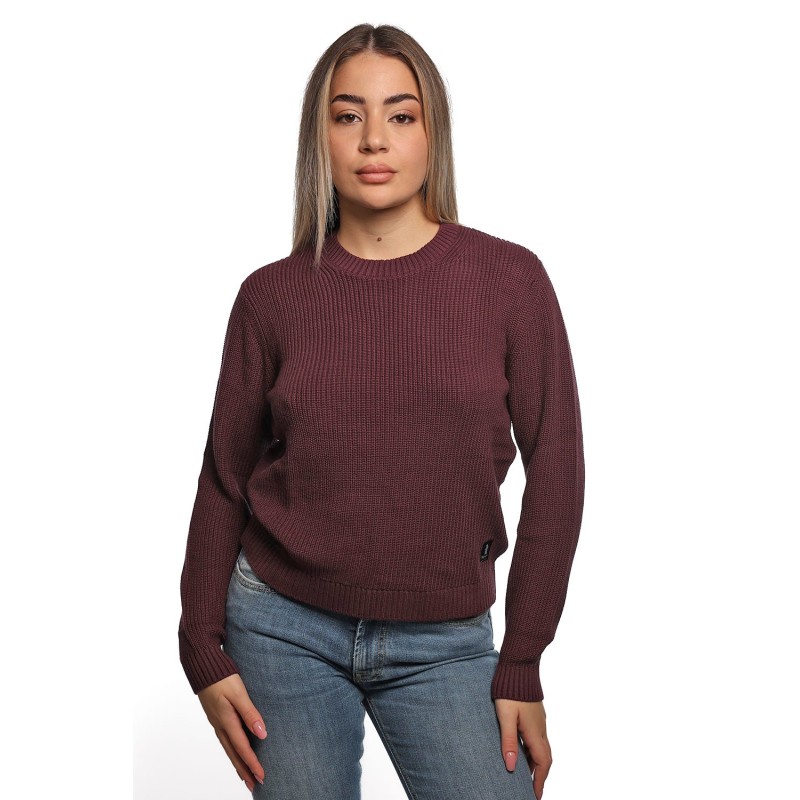 maglione refrigue DONNA BORGOGNA BURGUNDY - 2821W00130 vista frontale