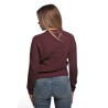 maglione refrigue DONNA BORGOGNA BURGUNDY - 2821W00130 vista posteriore