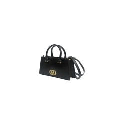 borsa marc ellis DONNA BLACK E LIGHT GOLD - TWIST M vista laterale