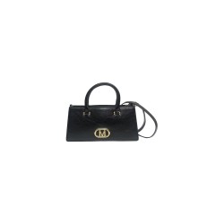 borsa marc ellis DONNA BLACK E LIGHT GOLD - TWIST M vista frontale