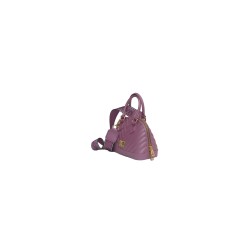 borsa marc ellis DONNA PORPORA E ORO RED VIOLET/LIGHT GOLD - FLAT MAYA_25 vista laterale