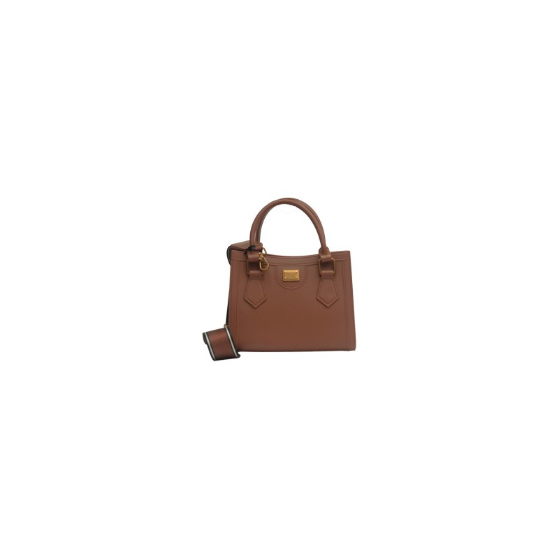 borsa marc ellis DONNA DARK CUOIO E RAME - FLAT LIVELY S vista frontale