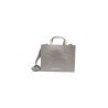 borsa marc ellis DONNA GRIGIA E ARGENTO SHADOW GREY E SILVER - FLAT GO vista frontale