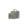 borsa marc ellis DONNA GRIGIA E ARGENTO SHADOW GREY E SILVER - FLAT GO vista frontale pochette