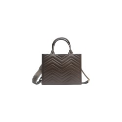 borsa marc ellis DONNA MARRONE E ORO COCOA/LIGHT GOLD - FLAT BUBY WAVE M_25 vista posteriore