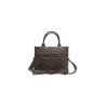 borsa marc ellis DONNA MARRONE E ORO COCOA/LIGHT GOLD - FLAT BUBY WAVE M_25 vista frontale