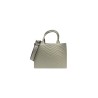 borsa marc ellis DONNA CREMA E ARGENTO TAUPE/CDF - FLAT BUBY WAVE M_25 vista posteriore