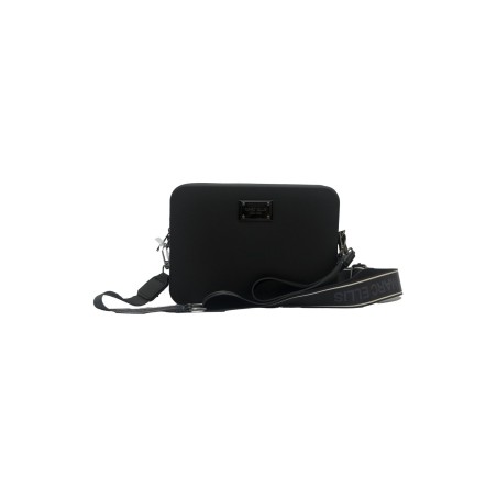 borsa marc ellis DONNA BLACK E CDF - FLAT FLOWE_25 vista frontale