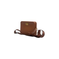 borsa marc ellis DONNA DARK CUOIO E RAME - FLAT FLOWE_25 vista laterale