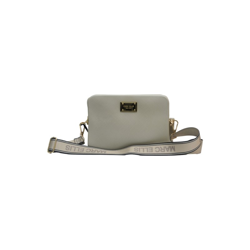 borsa marc ellis DONNA TORTORA E ORO TAUPE/LIGHT GOLD - FLAT FLOWE_25 vista frontale