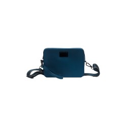 borsa marc ellis DONNA BLU E NERA MOROCCAN BLUE/BLACK - FLAT FLOWE_25  vista frontale