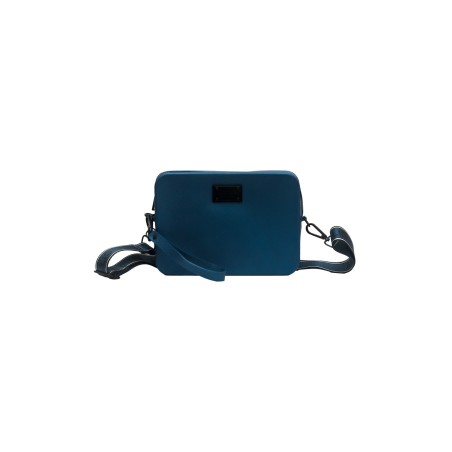 borsa marc ellis DONNA BLU E NERA MOROCCAN BLUE/BLACK - FLAT FLOWE_25  vista frontale