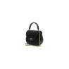 borsa marc ellis DONNA BLACK E LIGHT GOLD - FLAT JELLY vista laterale