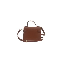 borsa marc ellis DONNA DARK CUOIO E LIGHT GOLD - AROUND S 26 vista posteriore