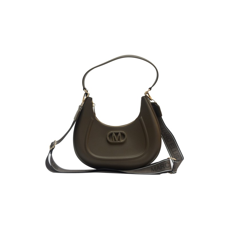 borsa marc ellis DONNA MARRONE E ORO COCOA/LIGHT GOLD - FLAT HERO vista frontale