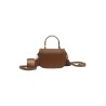 borsa marc ellis DONNA DARK CUOIO - GLOSSY BAG vista posteriore