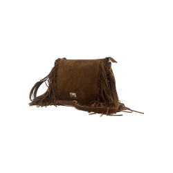 borsa marc ellis DONNA CUOIO E GOLD - CALIRA CM vista laterale