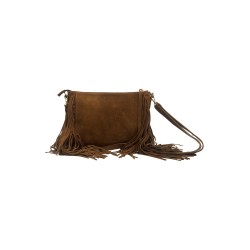 borsa marc ellis DONNA CUOIO E GOLD - CALIRA CM vista posteriore