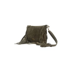 borsa marc ellis DONNA GRIGIA E ORO TAUPE/GOLD - CALIRA CM vista laterale
