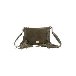borsa marc ellis DONNA GRIGIA E ORO TAUPE/GOLD - CALIRA CM vista frontale