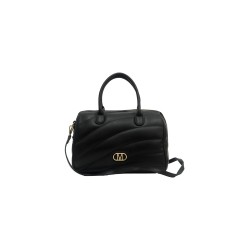 borsa marc ellis DONNA BLACK E GOLD - FUNKY BAG vista frontale