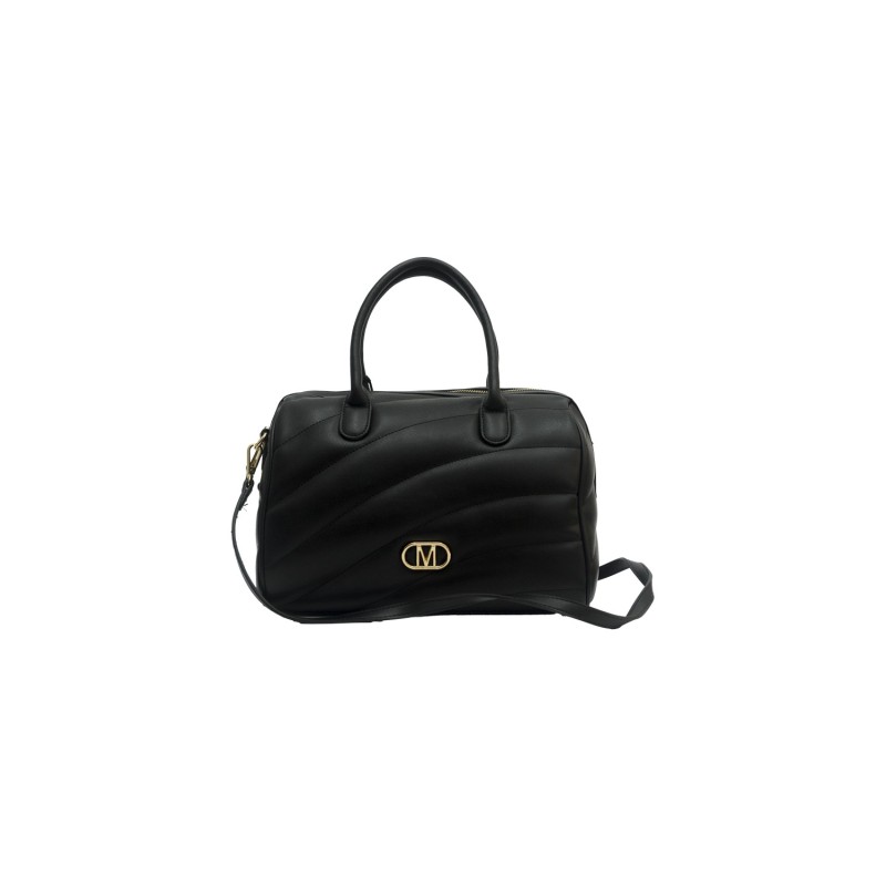 borsa marc ellis DONNA BLACK E GOLD - FUNKY BAG vista frontale