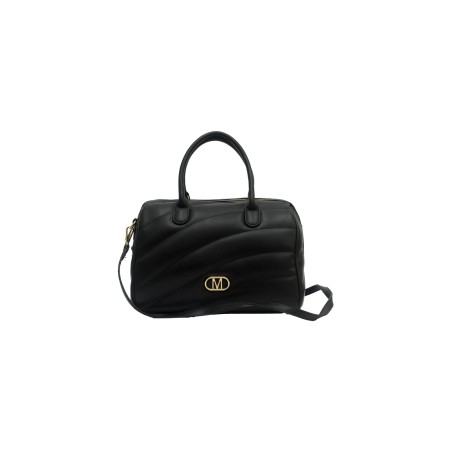 borsa marc ellis DONNA BLACK E GOLD - FUNKY BAG vista frontale
