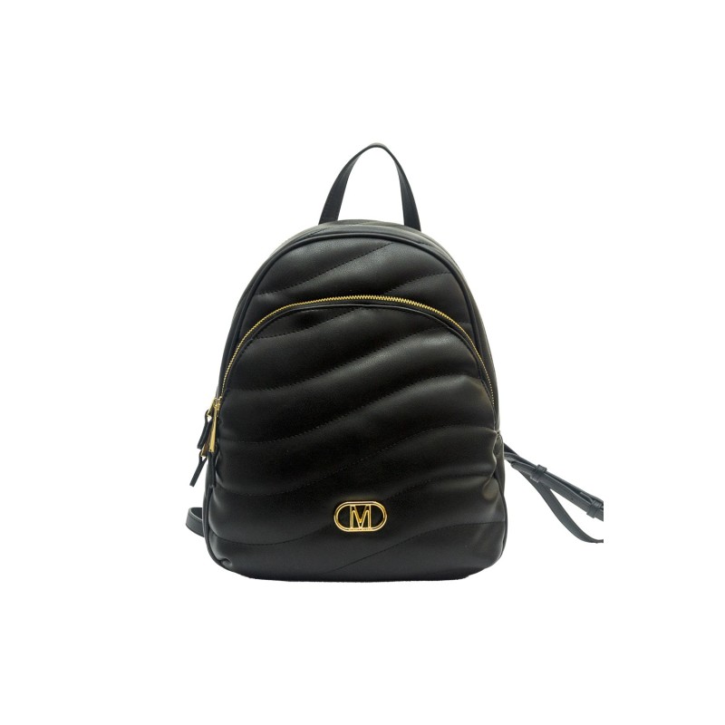 zaino marc ellis DONNA BLACK E GOLD - SPICE M vista frontale