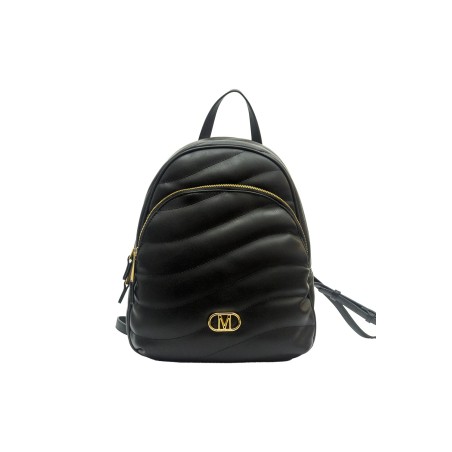 zaino marc ellis DONNA BLACK E GOLD - SPICE M vista frontale