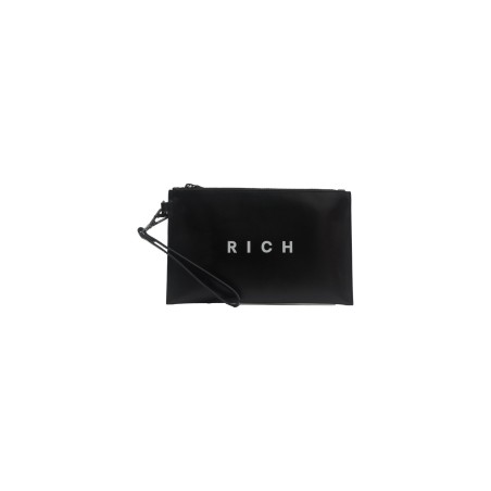 pochette john richmond UOMO BLACK - JR-B183 vista frontale